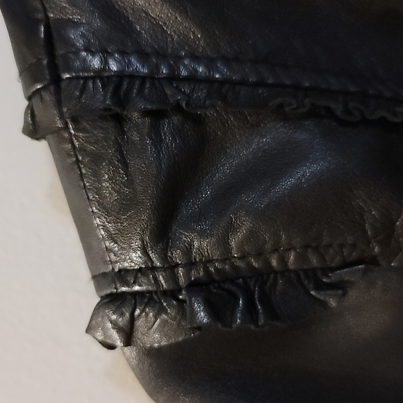 KENNA-T black soft genuine leather jacket Size S - Picture 8 of 10